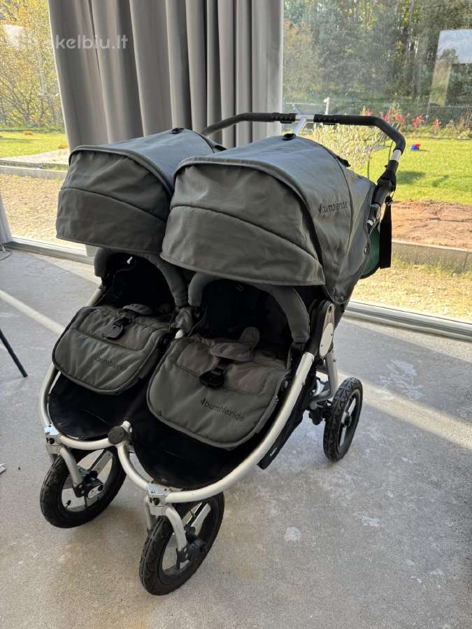 Bumbleride Indie Twin vežimėlis su dviem lopšiais - nuotraukos Nr. 2