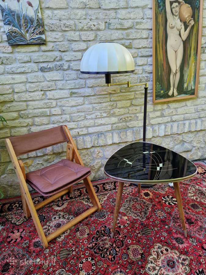 Vintažinė mid century autorinė sulankstoma kėdė - nuotraukos Nr. 12