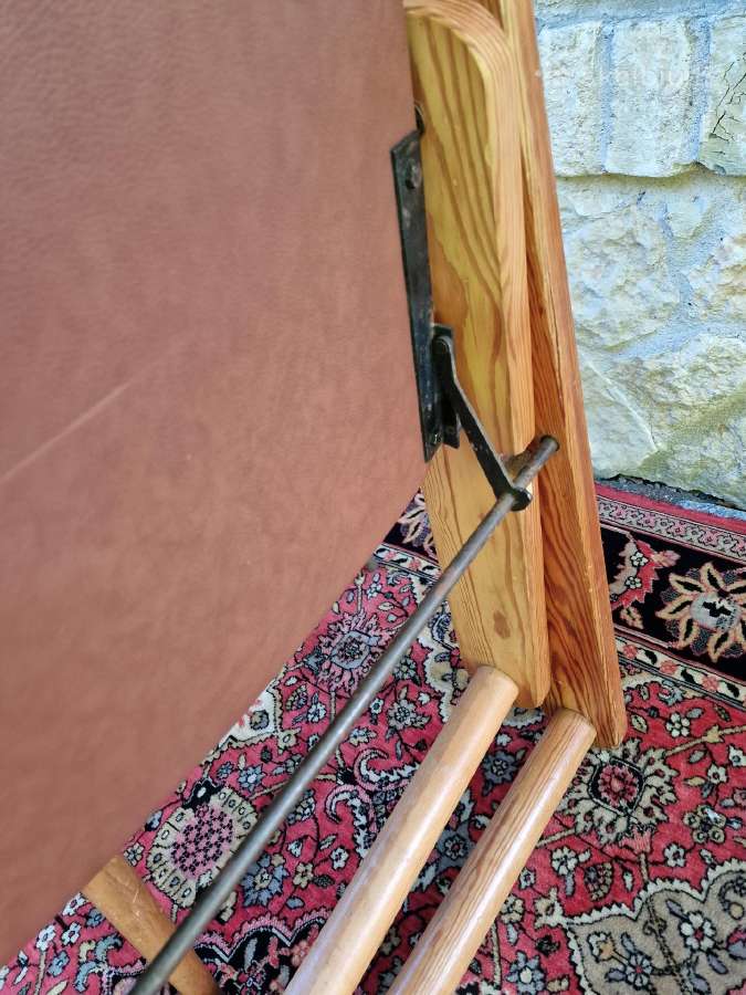 Vintažinė mid century autorinė sulankstoma kėdė - nuotraukos Nr. 29