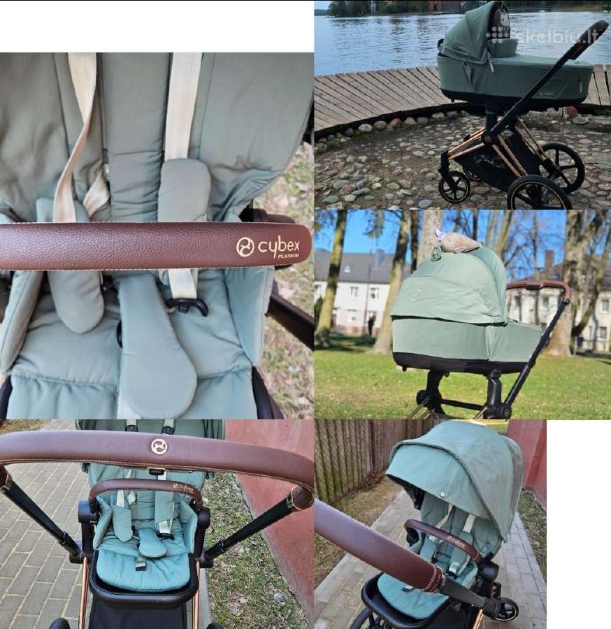 Cybex Priam V4 komplektas 2in1 rose gold - nuotraukos Nr. 3