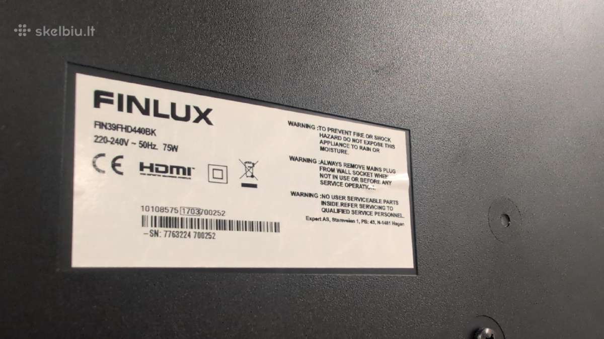 LED TV " Finlux" - nuotraukos Nr. 3