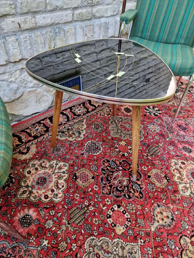 Vintažinis mid century kavos staliukas - nuotraukos Nr. 2