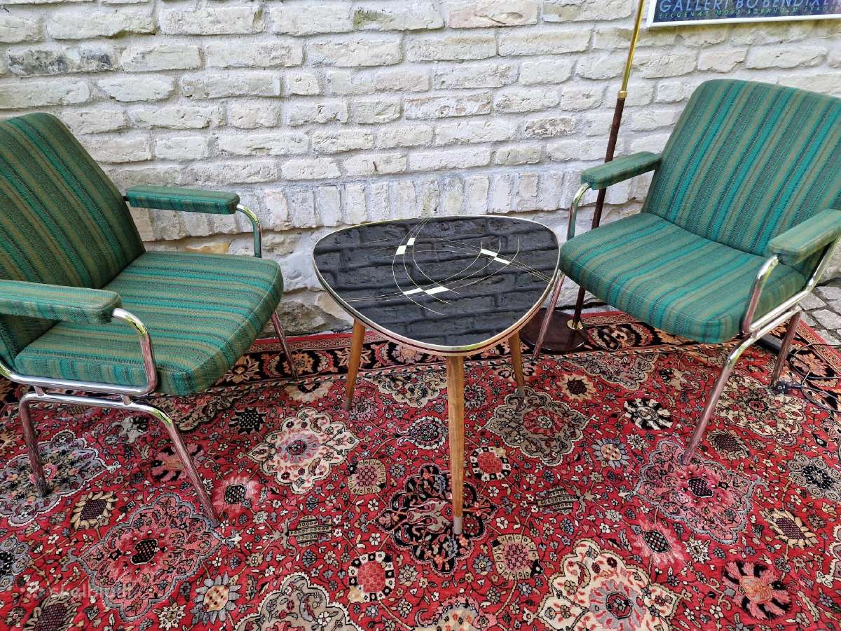 Vintažinis mid century kavos staliukas - nuotraukos Nr. 6