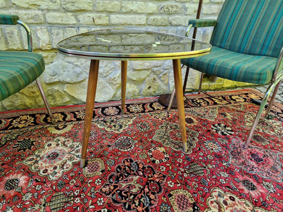 Vintažinis mid century kavos staliukas - nuotraukos Nr. 9