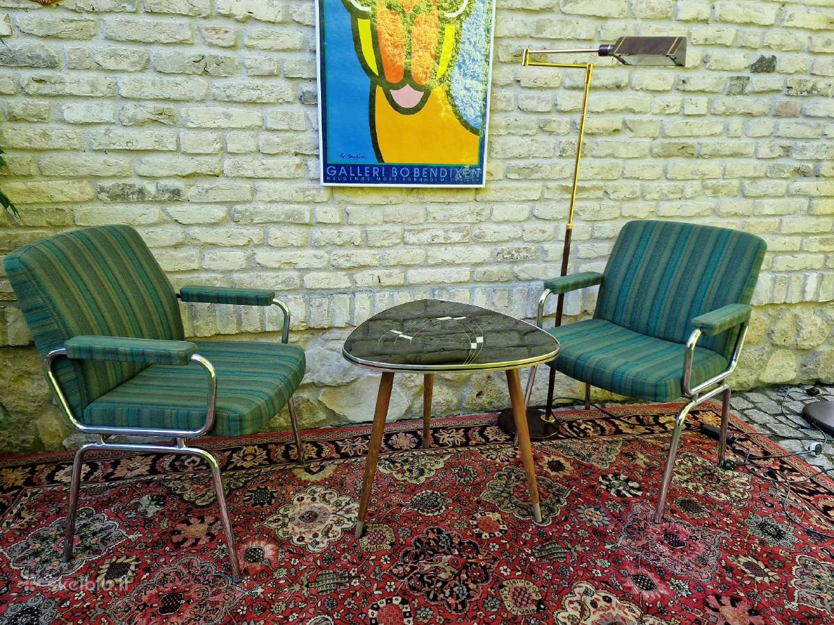 Vintažinis mid century kavos staliukas - nuotraukos Nr. 10