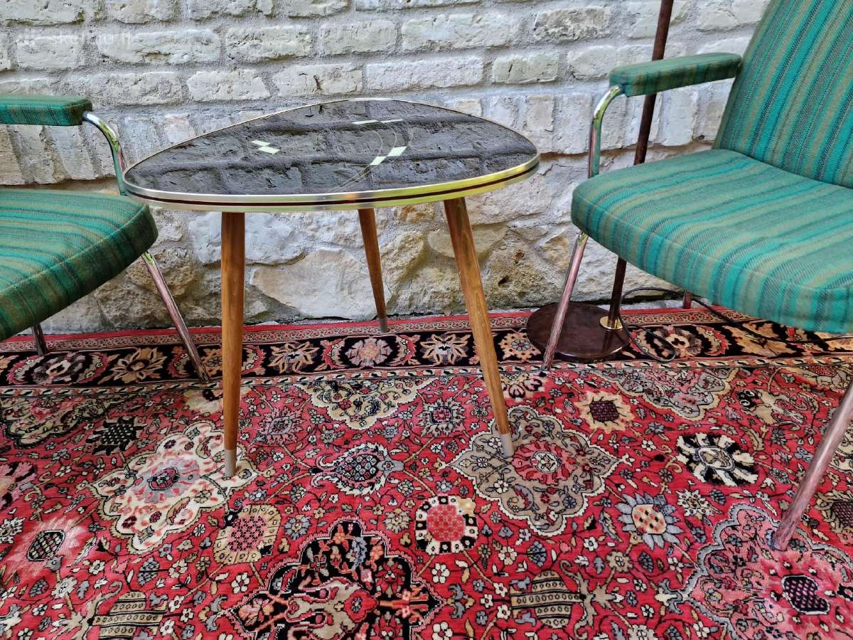 Vintažinis mid century kavos staliukas - nuotraukos Nr. 21