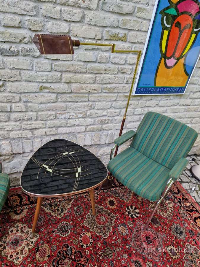Vintažinis mid century kavos staliukas - nuotraukos Nr. 28