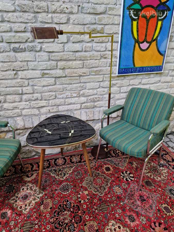 Vintažinis mid century kavos staliukas - nuotraukos Nr. 29