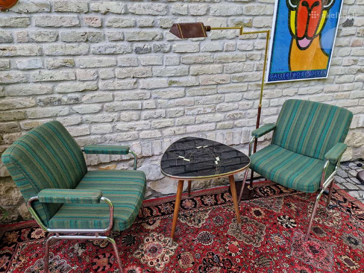 Vintažinis mid century kavos staliukas - nuotraukos Nr. 30
