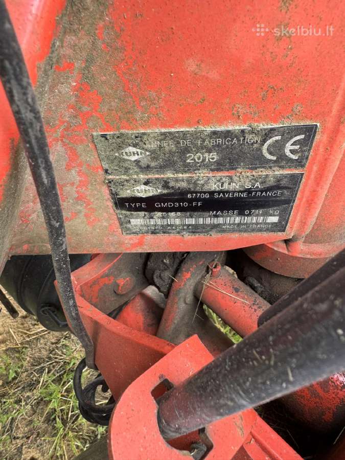 Kuhn gmd 310 dalimis
