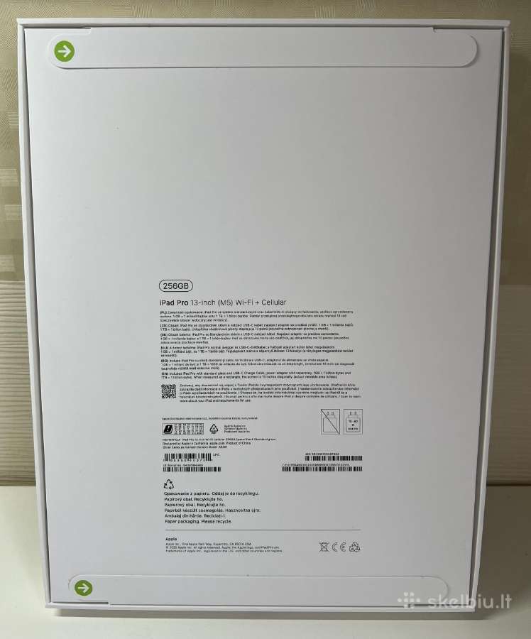 iPad Pro 13 (M5) Wi-fi-cellular Space black - nuotraukos Nr. 2