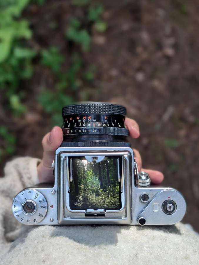 Juostinis Pentacon Six Tl + Carl Zeiss 2.8/80mm