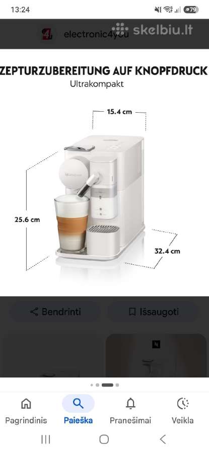 Kavos aparatas Delonghi - nuotraukos Nr. 5