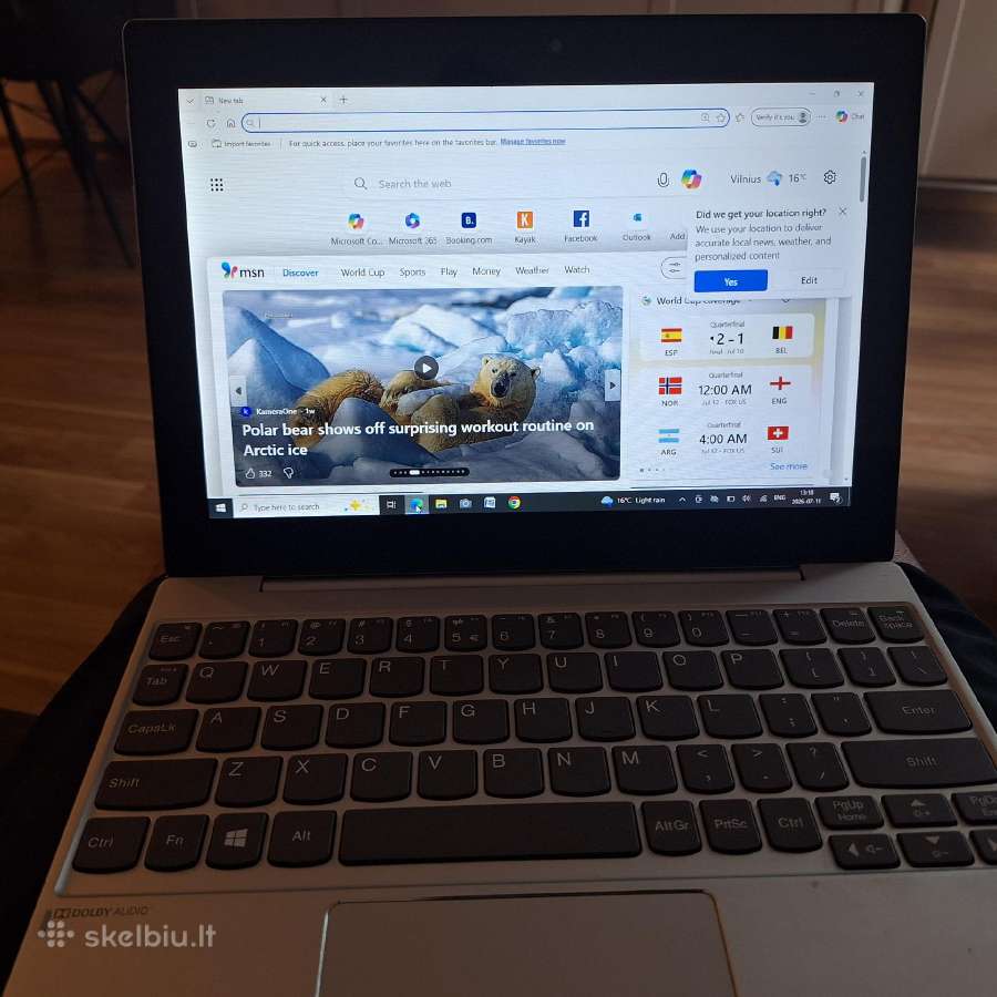 Kompiuteris Lenovo Miix 320-10icr Tablet (ideapad)