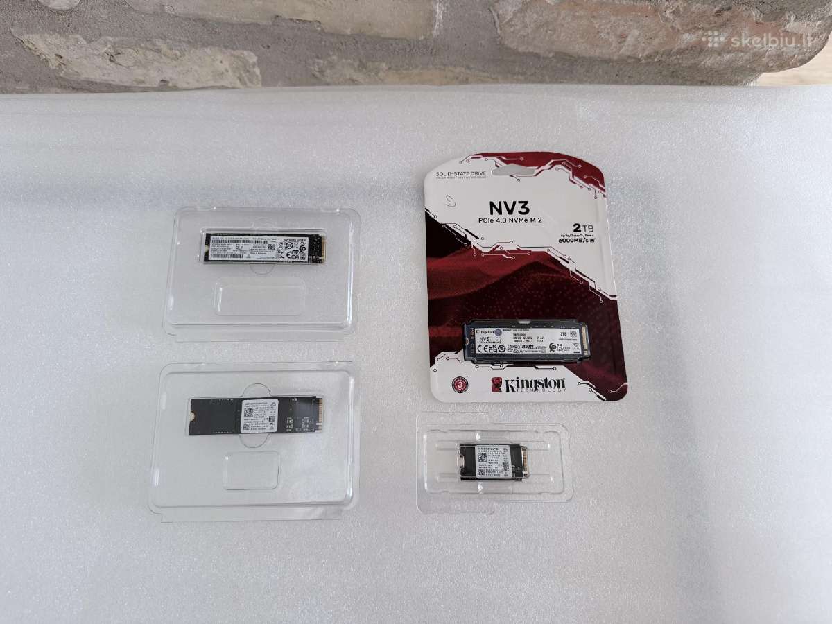 Nauji Nvme SSD diskai