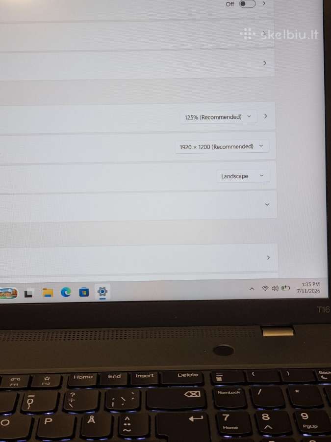 Lenovo Thinkpad T16 Gen 2 - nuotraukos Nr. 7