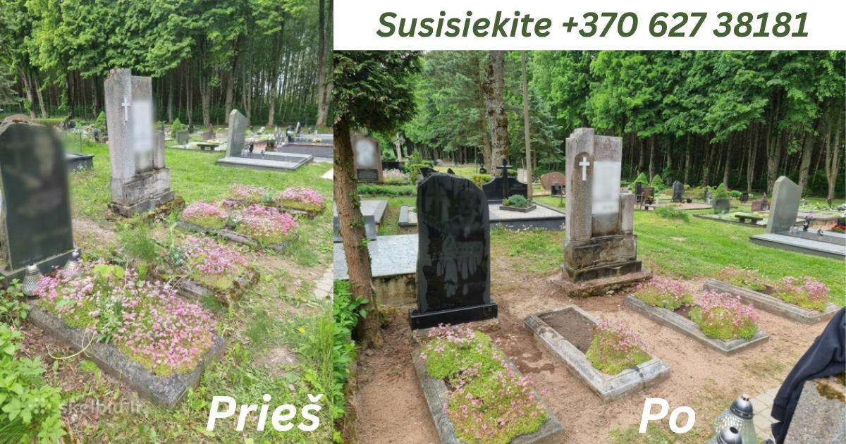 Pagarbi kapų priežiūra, valymas, sodinimas,nuo 40€ - nuotraukos Nr. 2