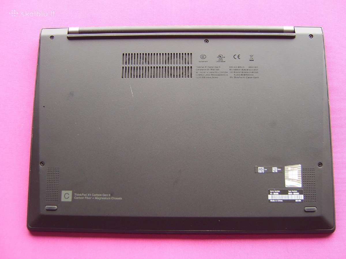 Lenovo x1carbon 9gen, i7,16,1tb - nuotraukos Nr. 4