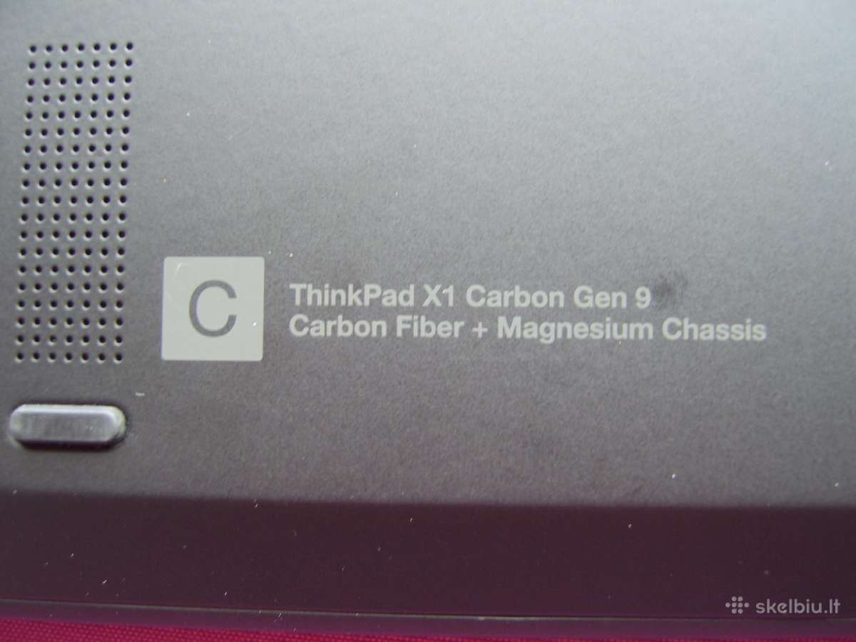 Lenovo x1carbon 9gen, i7,16,1tb - nuotraukos Nr. 6