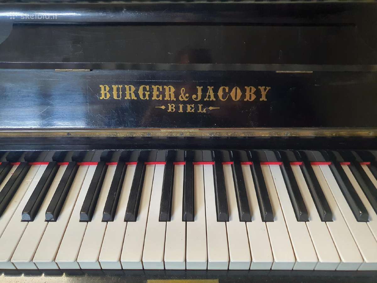 Šveicariškas „Burger & Jacoby" pianinas - nuotraukos Nr. 2