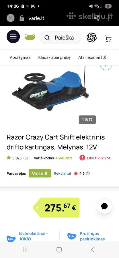 Vaikiskas kartingas - nuotraukos Nr. 6