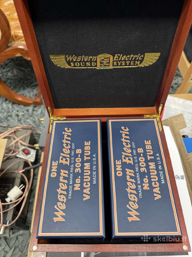 Western Electric lempa We300-b Vacuum Tube nauja - nuotraukos Nr. 16
