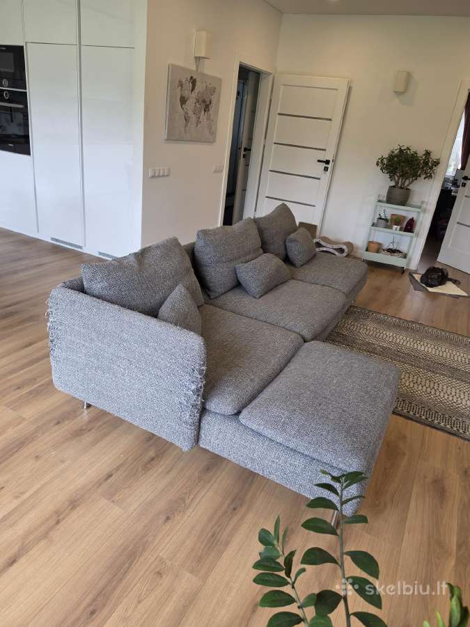 Parduodama modulinė kampinė sofa