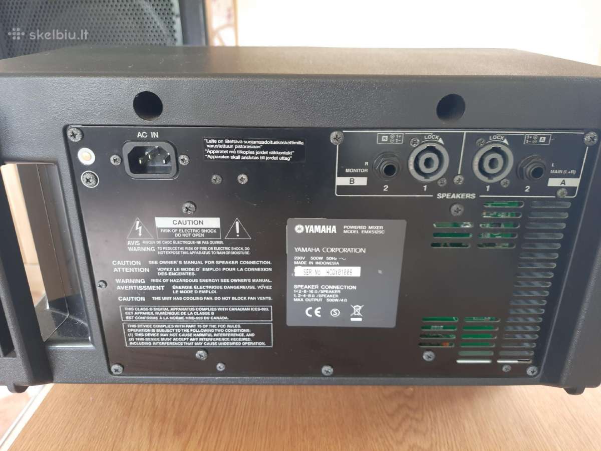 Yamaha Emx512xc - nuotraukos Nr. 6