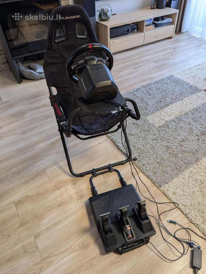 Playstation 4 / 5, Pc kėdė su vairu ir pedalais.