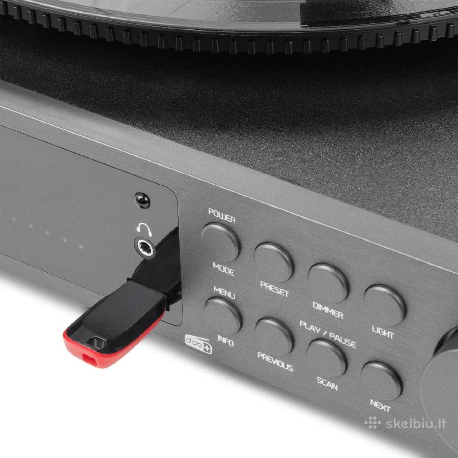 Audizio Norfolk patefonas su kolonėlėmis, Bluetoot - nuotraukos Nr. 19