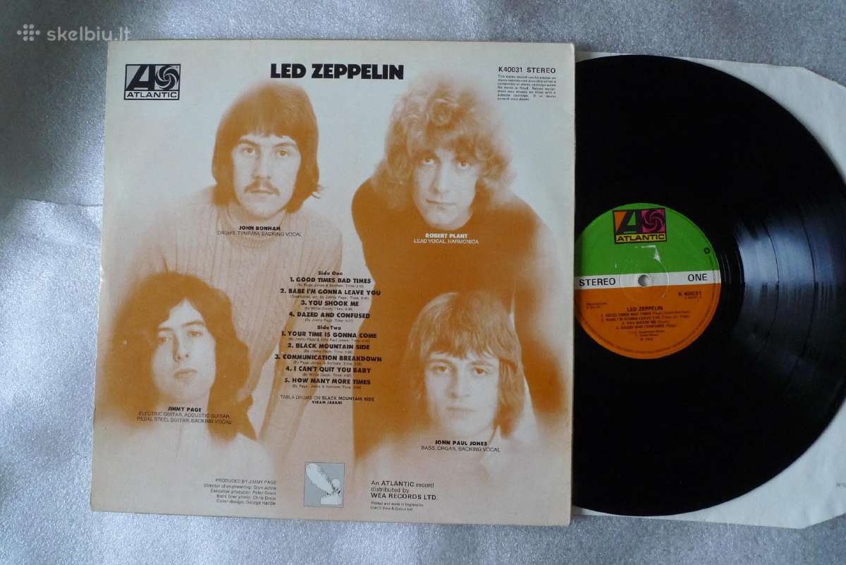 Black Sabbath Paranoid ir LED Zepelin UK - nuotraukos Nr. 8