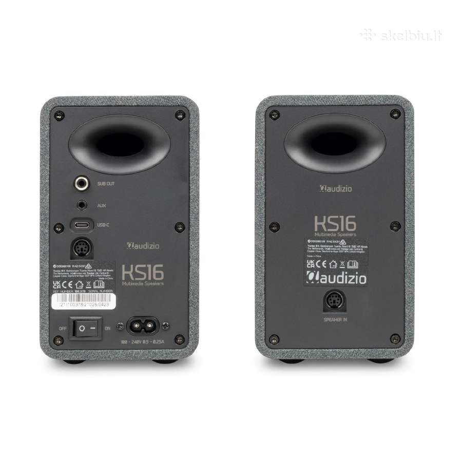 Audizio Ks16 aktyvios lentyninės kolonėlės 100w Bt - nuotraukos Nr. 2