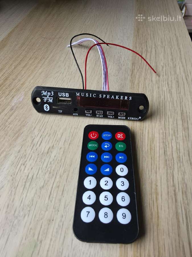 Mp3 Fm bluetooth grotuvas