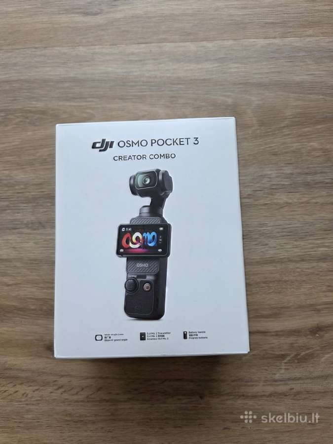 Dji Osmo Pocket 3 Creator Combo veiksmo kamera
