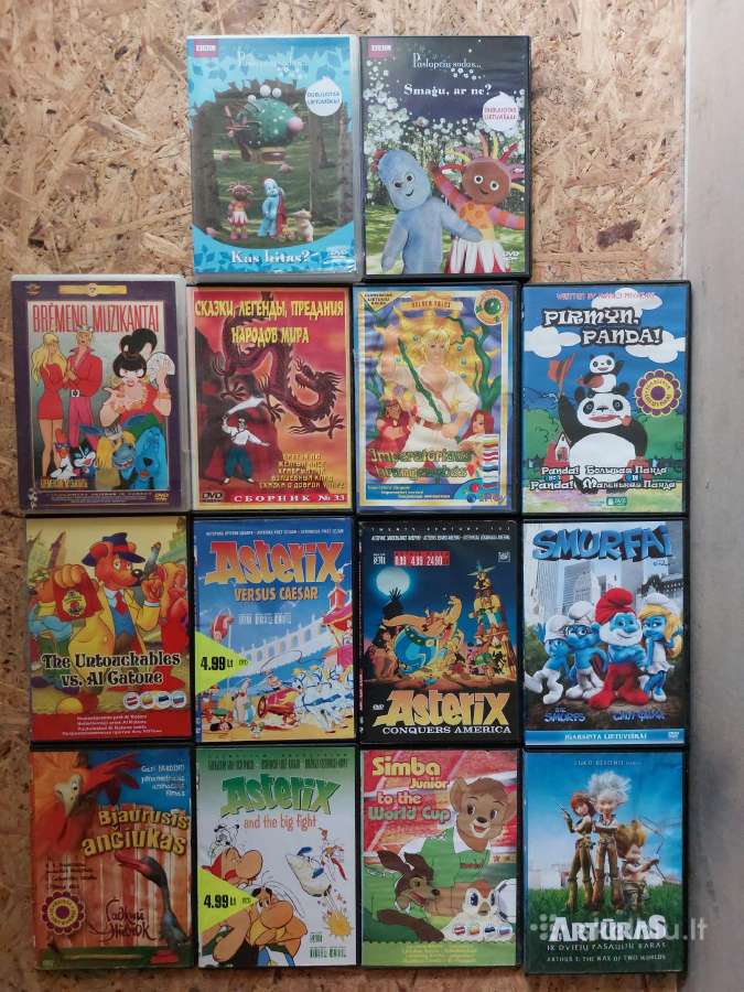 Dvd animaciniai filmukai vaikams