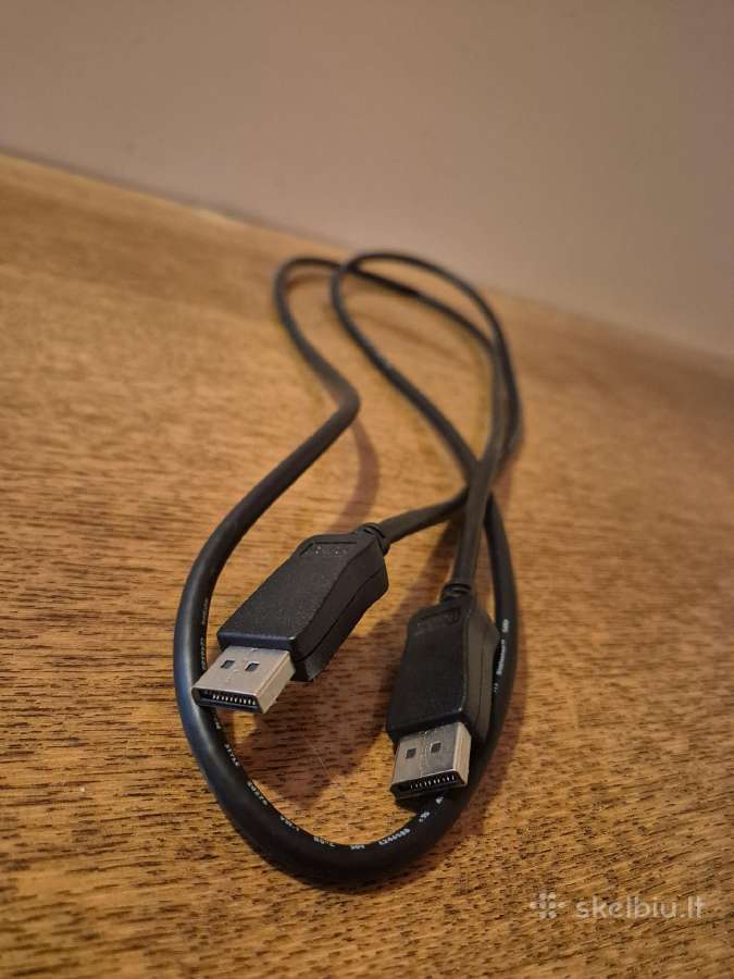 Displayport (Dp) vaizdo kabelis monitoriui