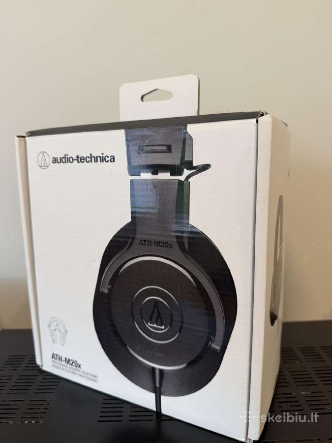 Naujos Audio-technica Ath-m20x monitorinės ausinės