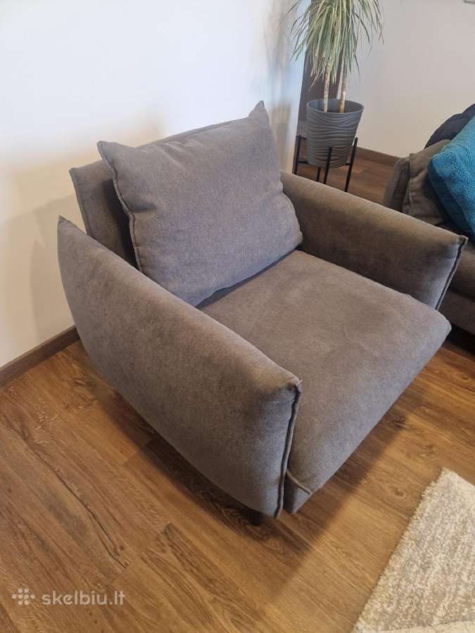 Fotelis Etap sofa Nesto Pilkas - nuotraukos Nr. 2