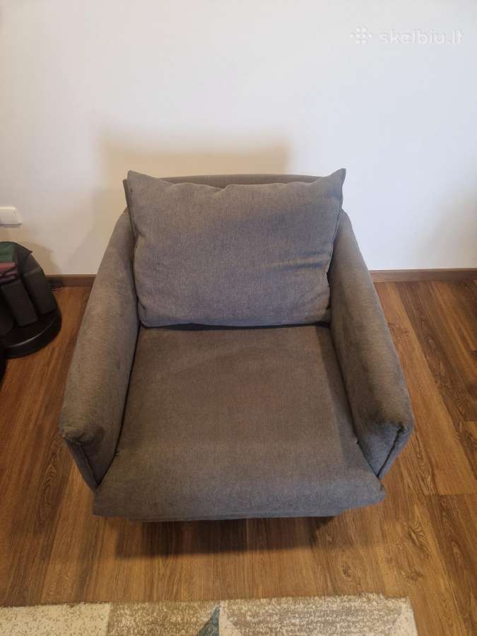Fotelis Etap sofa Nesto Pilkas - nuotraukos Nr. 6