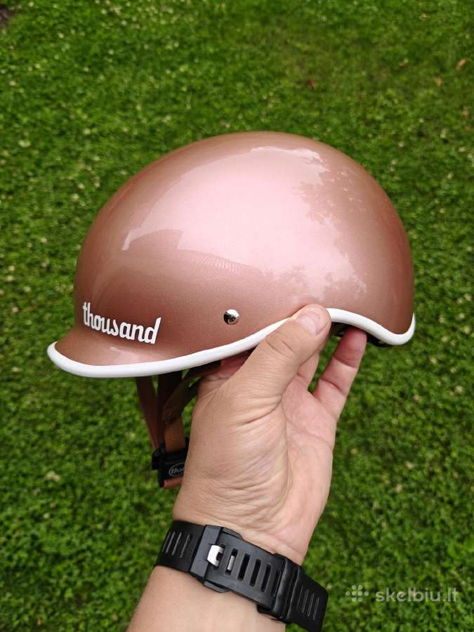 Dviratininko šalmas Thousand Rose Gold - Small