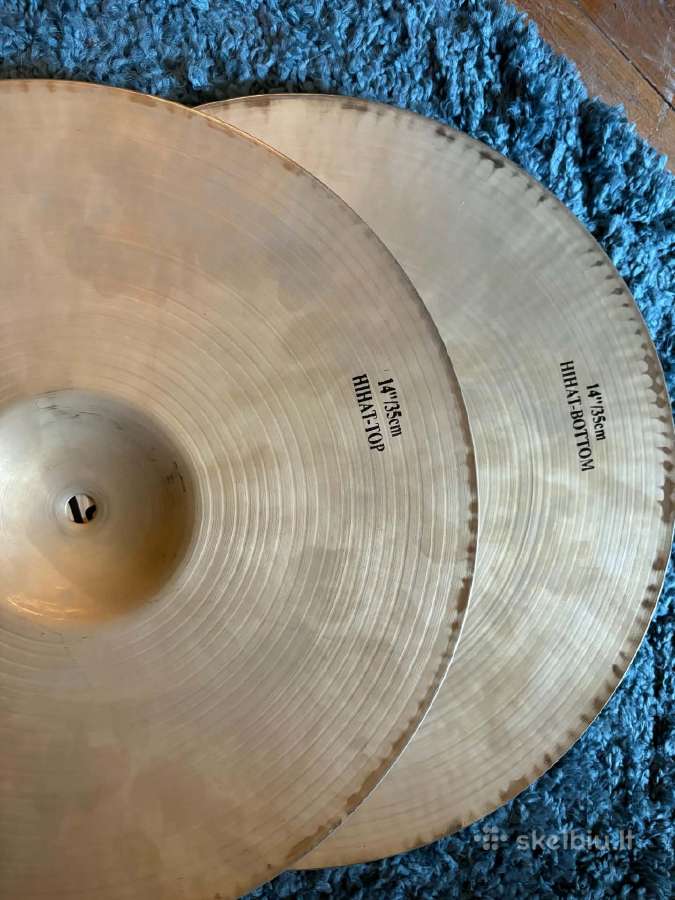 14 Z series hi hat lėkšės būgnams - nuotraukos Nr. 2