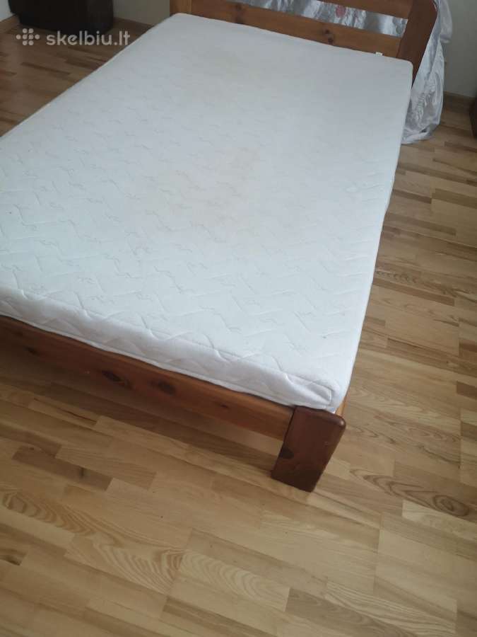 Miegamo lova su grotelemis ir čiužiniu - nuotraukos Nr. 2