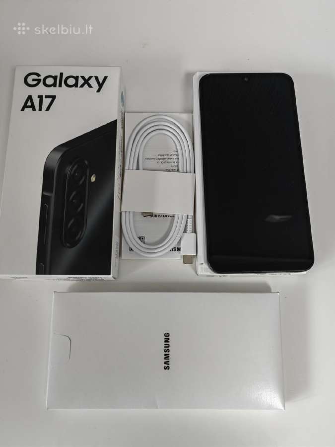 Samsung Galaxy A17 128 GB (Juodas) – beveik naujas