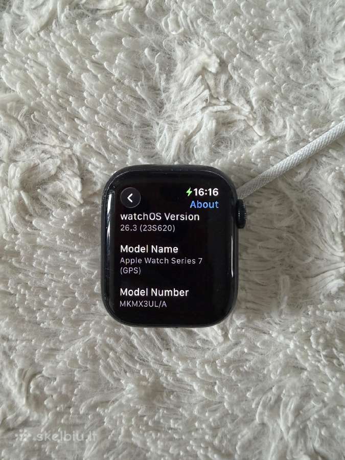 Apple Watch Series 7 (GPS) 41mm - nuotraukos Nr. 3