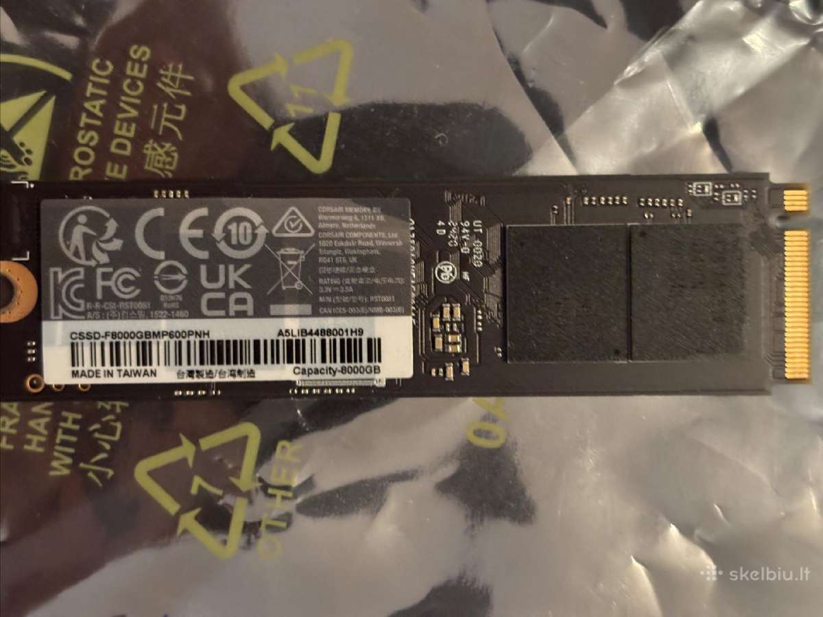 Corsair Mp600 Pro 8tb SSD - nuotraukos Nr. 2