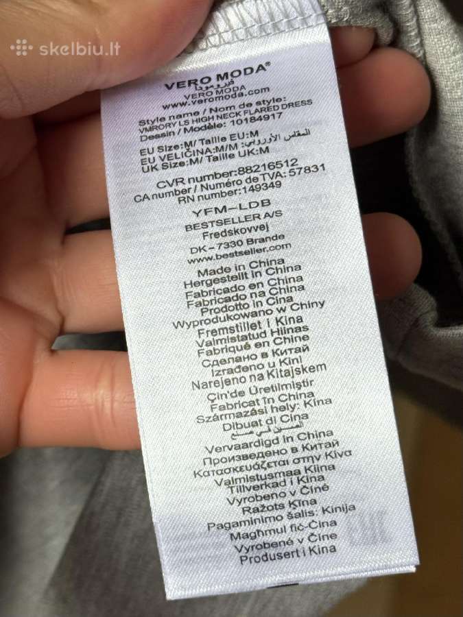 Vero moda nauja pilka suknelė 38 dydis - nuotraukos Nr. 15