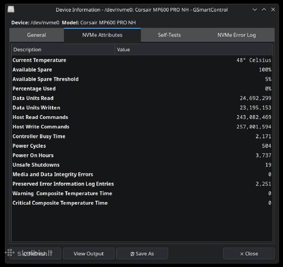 Corsair Mp600 Pro 8tb SSD - nuotraukos Nr. 4