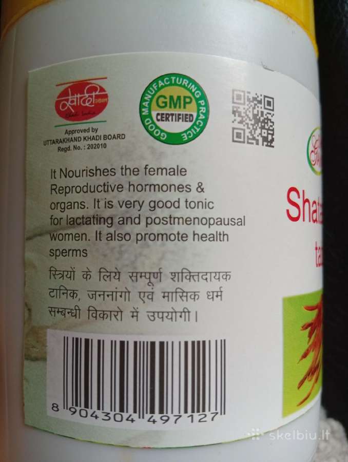 Shatavari maisto papildas menopauzei - nuotraukos Nr. 2