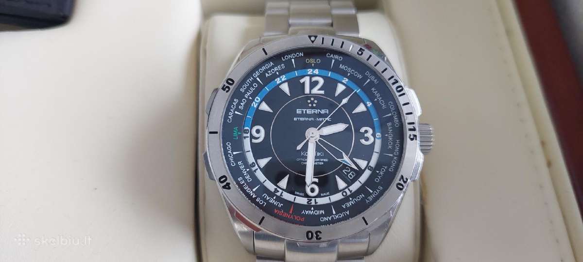 Eterna Kontiki Gmt World Timer