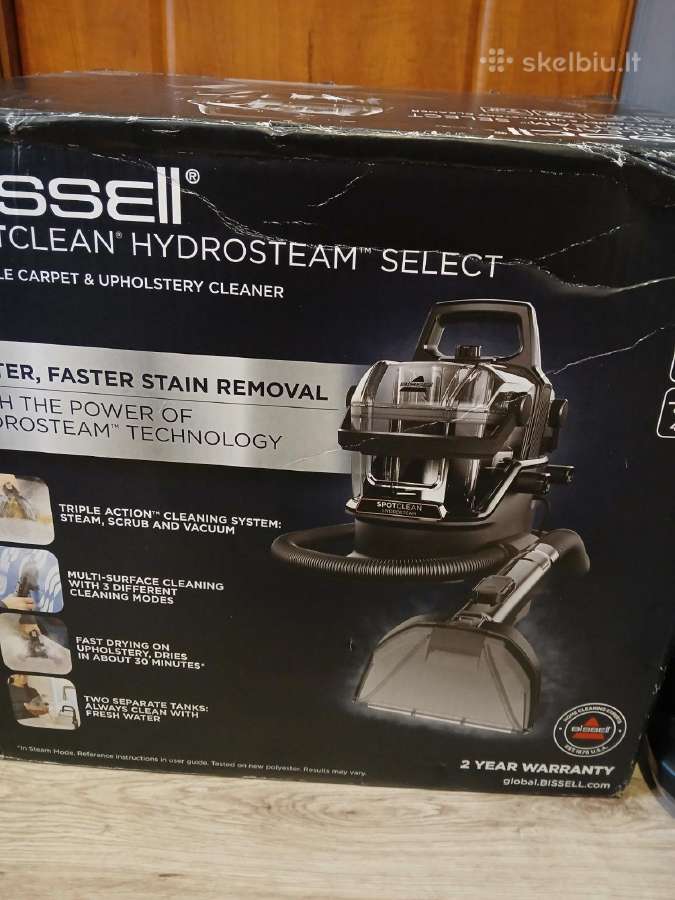 Plaunamas Bissell spotclean hidrosteam siurblys